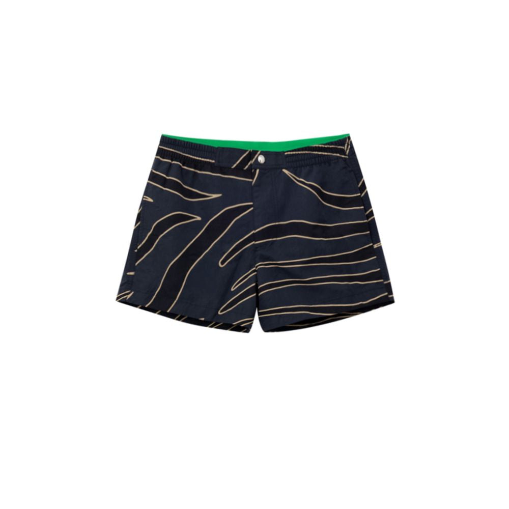 Bottega Veneta – Blaue Badeshorts aus Polyamid