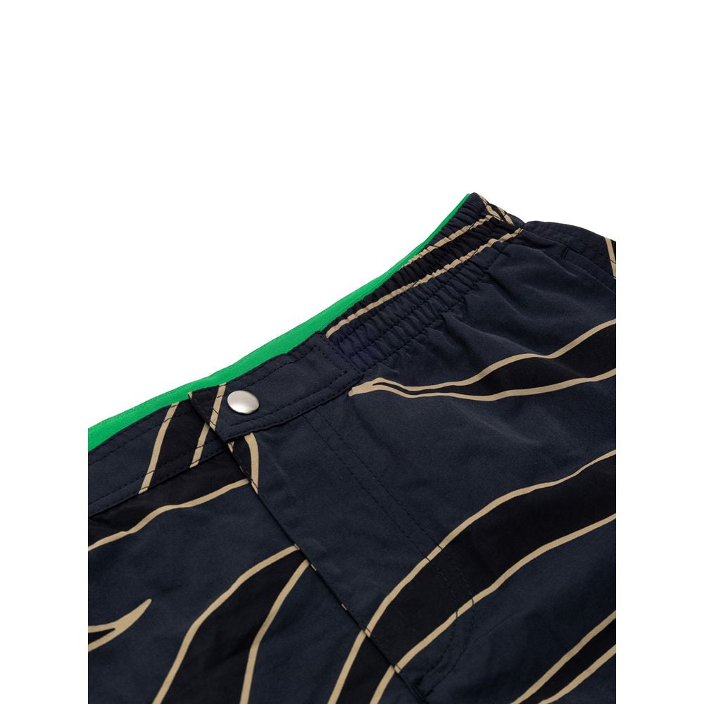 Bottega Veneta – Blaue Badeshorts aus Polyamid