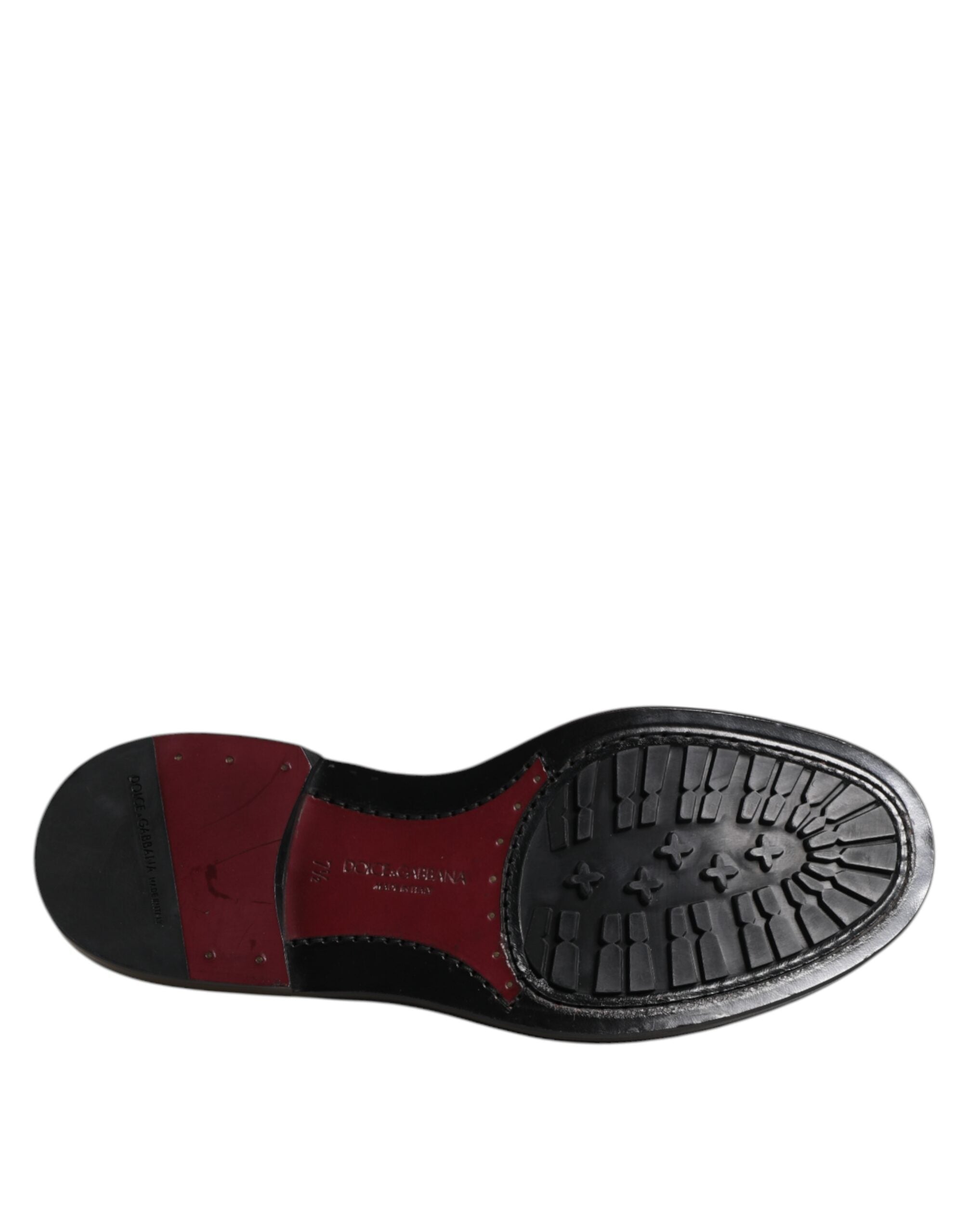 Dolce &amp; Gabbana – Derby-Schuhe aus schwarzem Kalbsleder für formelle Anlässe