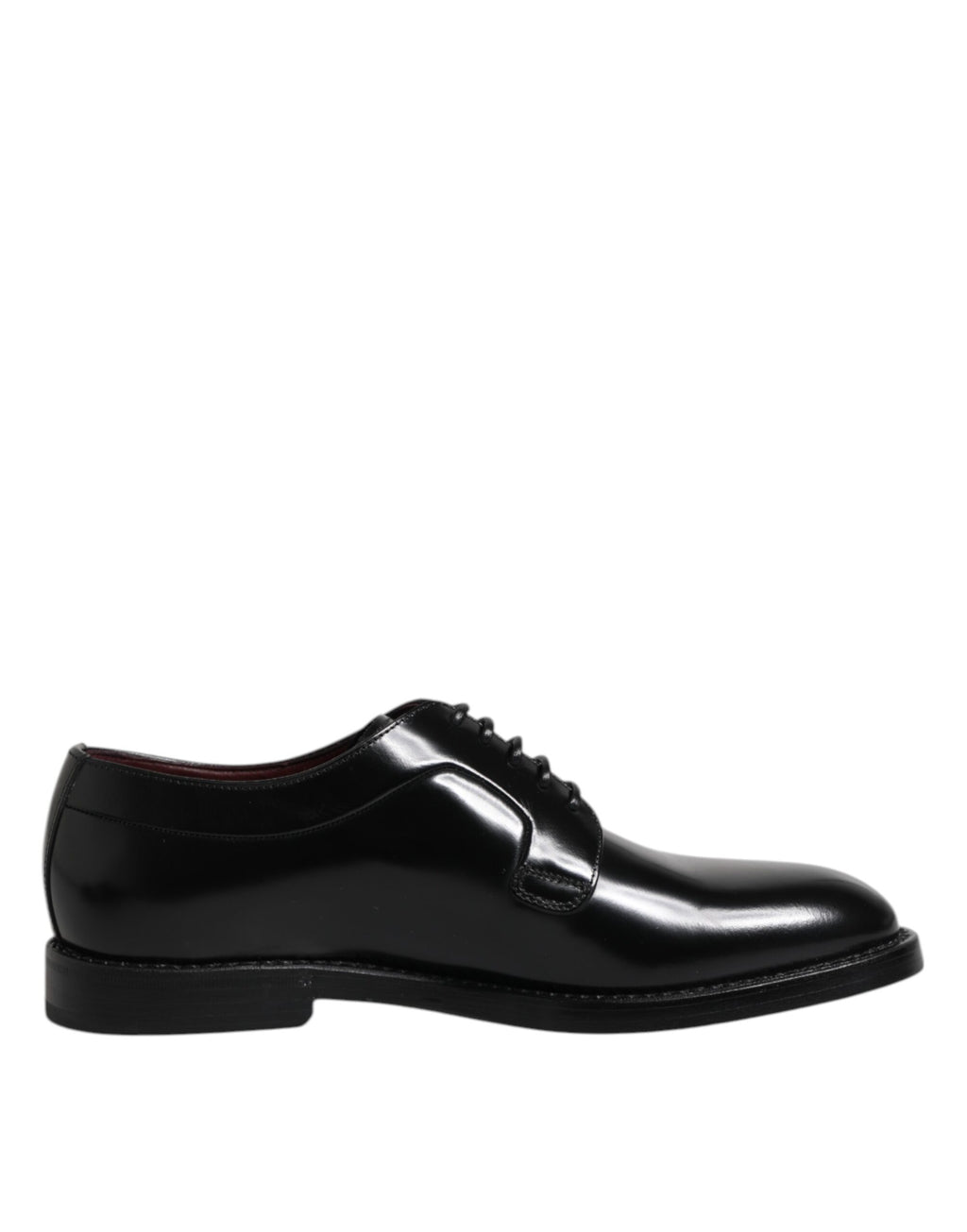 Dolce &amp; Gabbana – Schwarze Derby-Schnürschuhe aus Kalbsleder