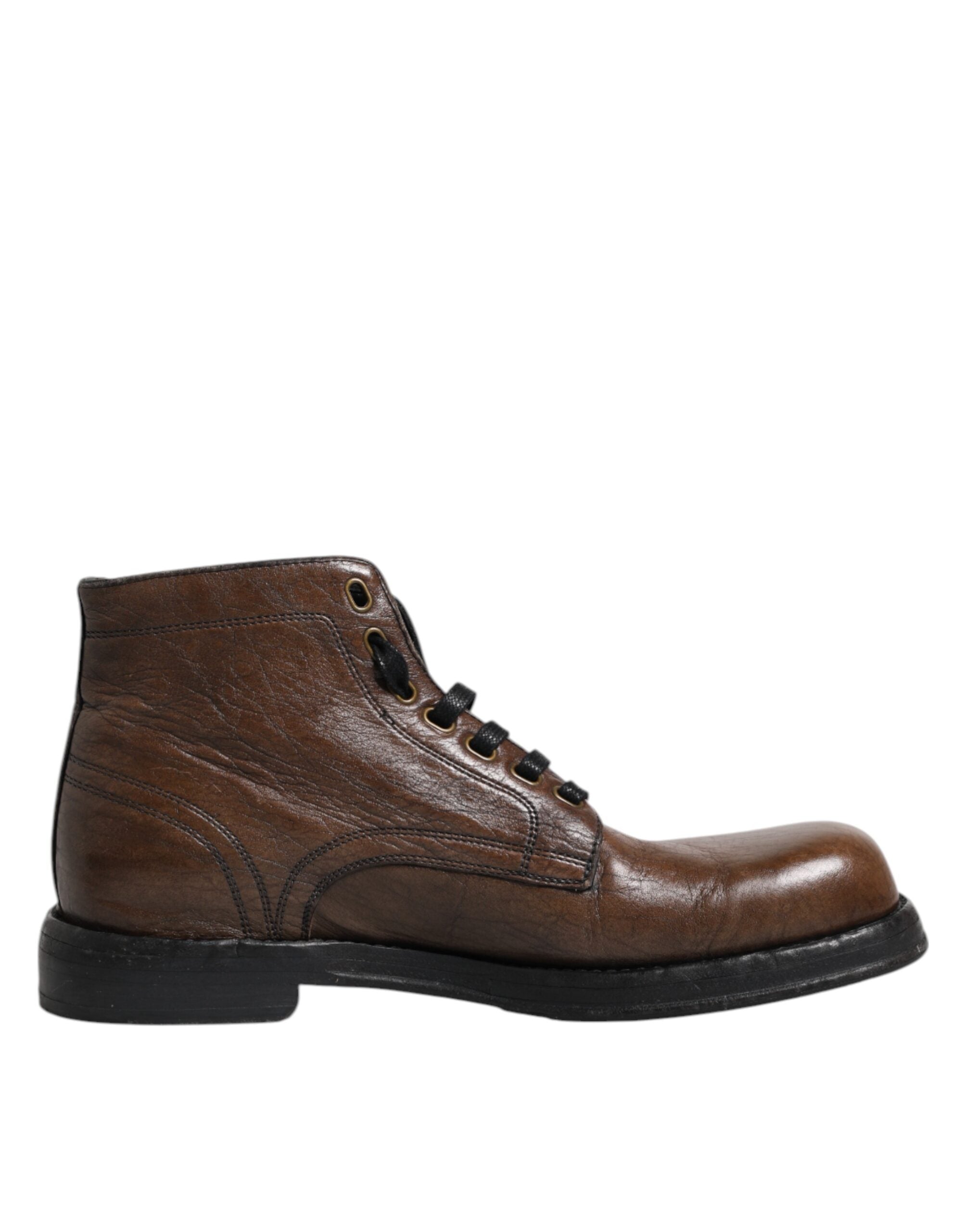 Dolce &amp; Gabbana – Herren-Stiefeletten mit Schnürung in Braun