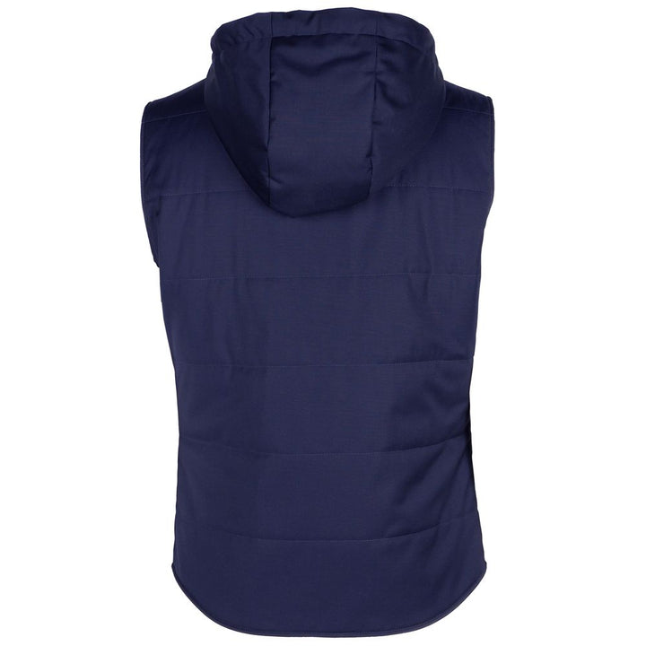 Made in Italy Blue Wool Vest