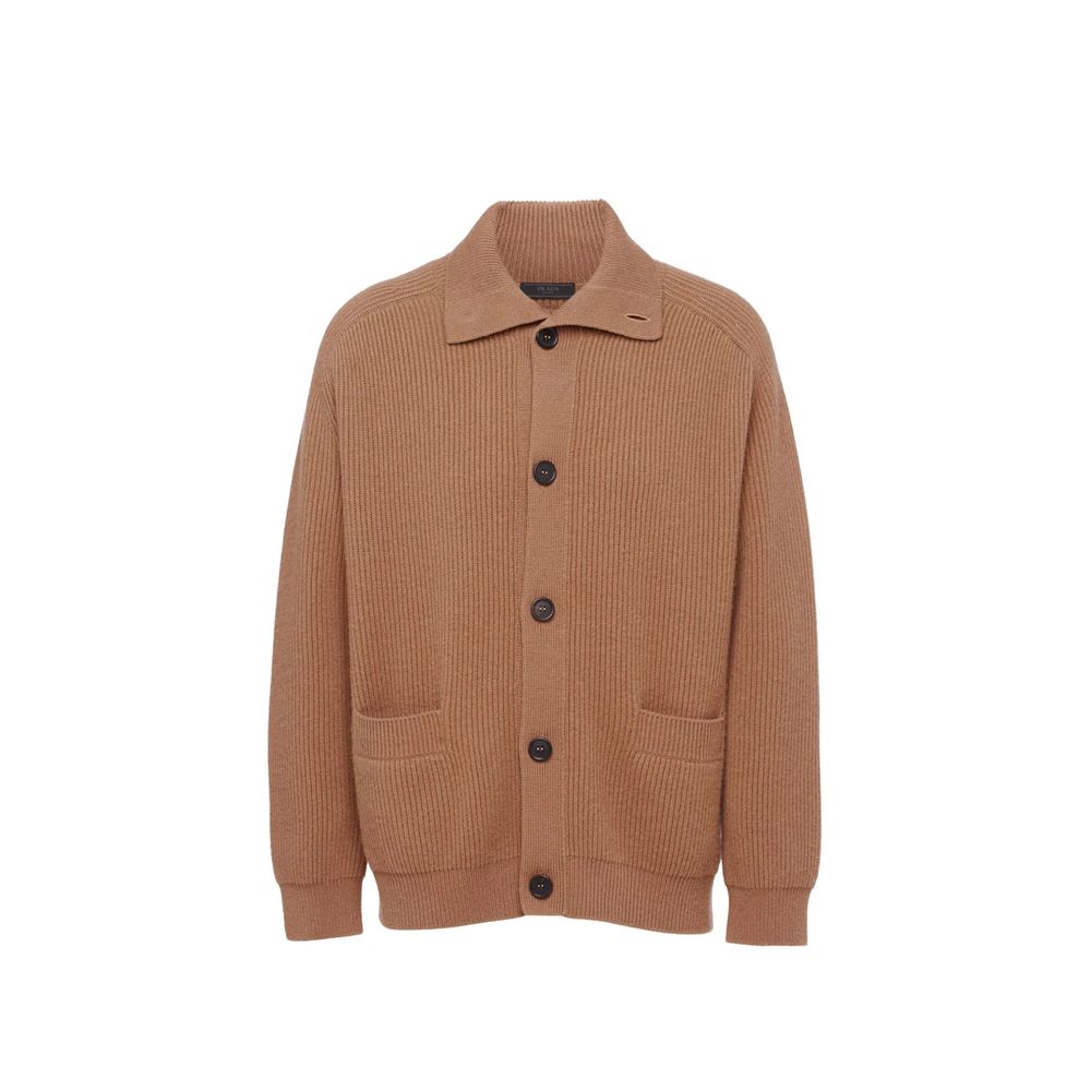 Prada Rippenstrick-Cardigan aus Kaschmir