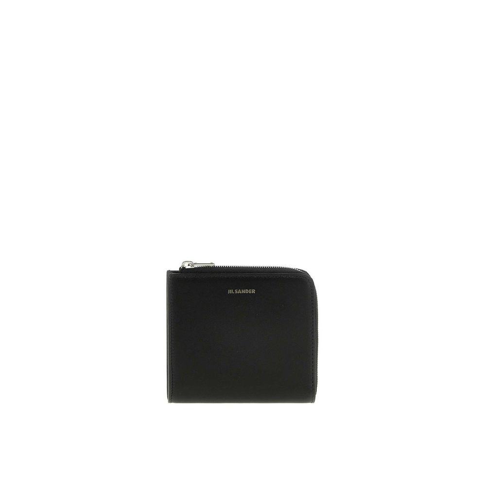 Jil Sander Logo Nappa Geldbörse
