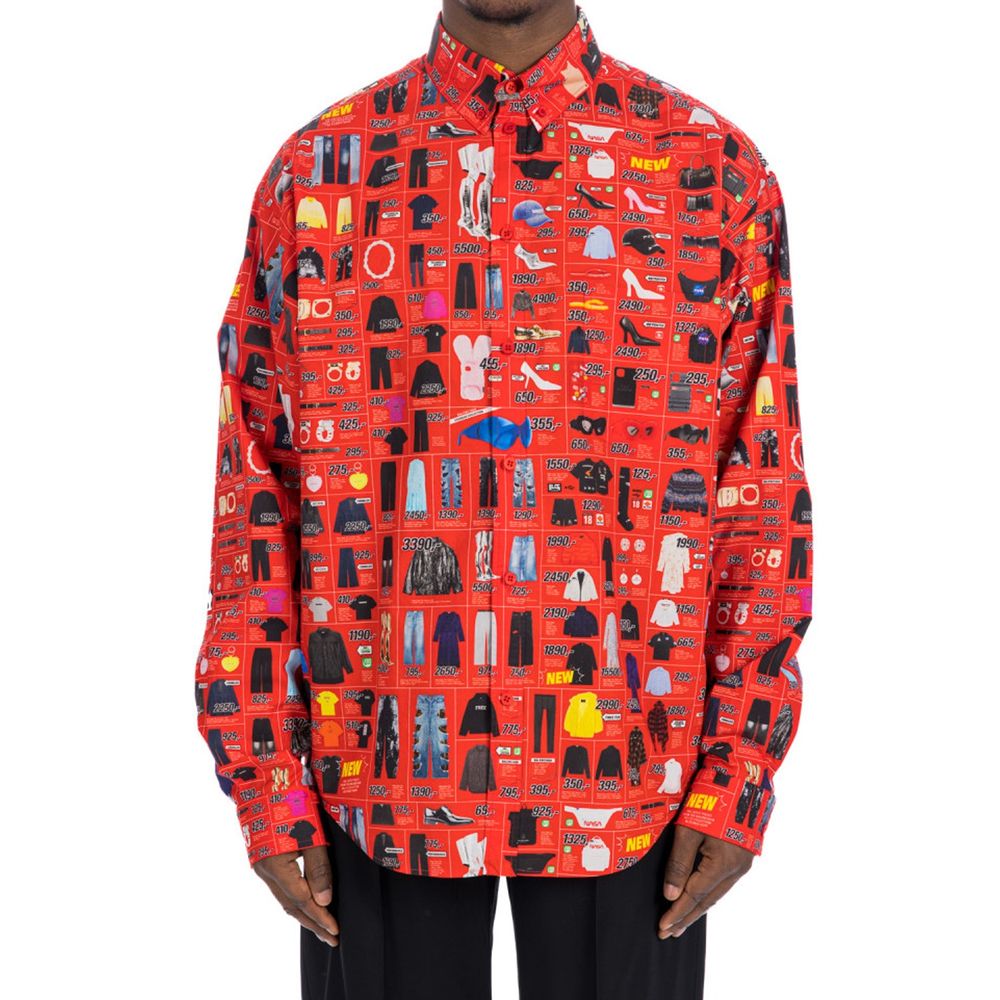 Bedrucktes Hemd von Balenciaga