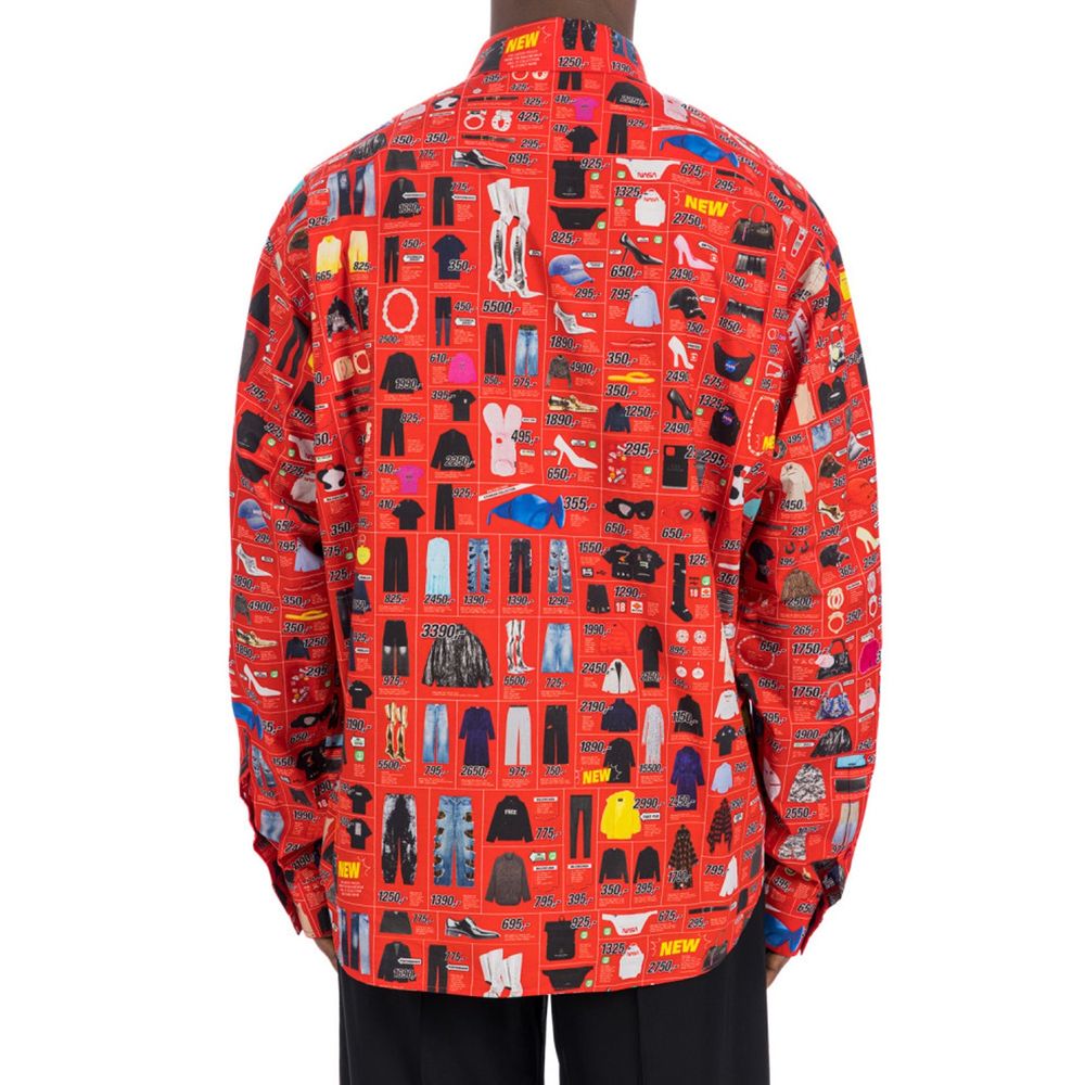 Bedrucktes Hemd von Balenciaga