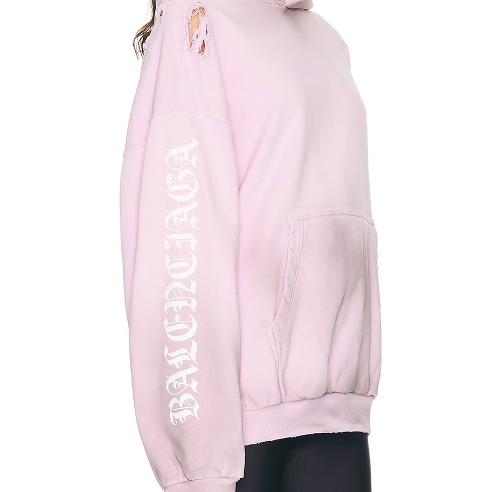 Balenciaga Stencil Mittelgroßes Kapuzensweatshirt
