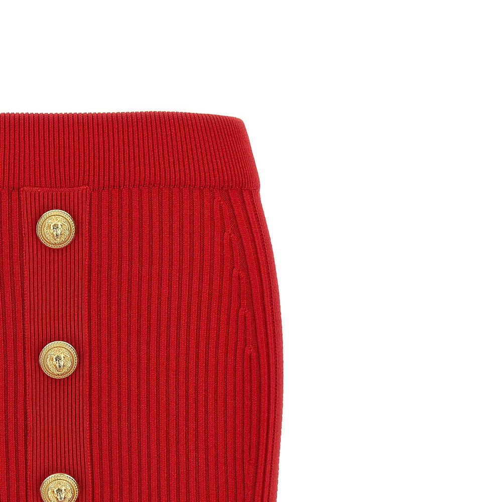 Knielanger Minirock von Balmain