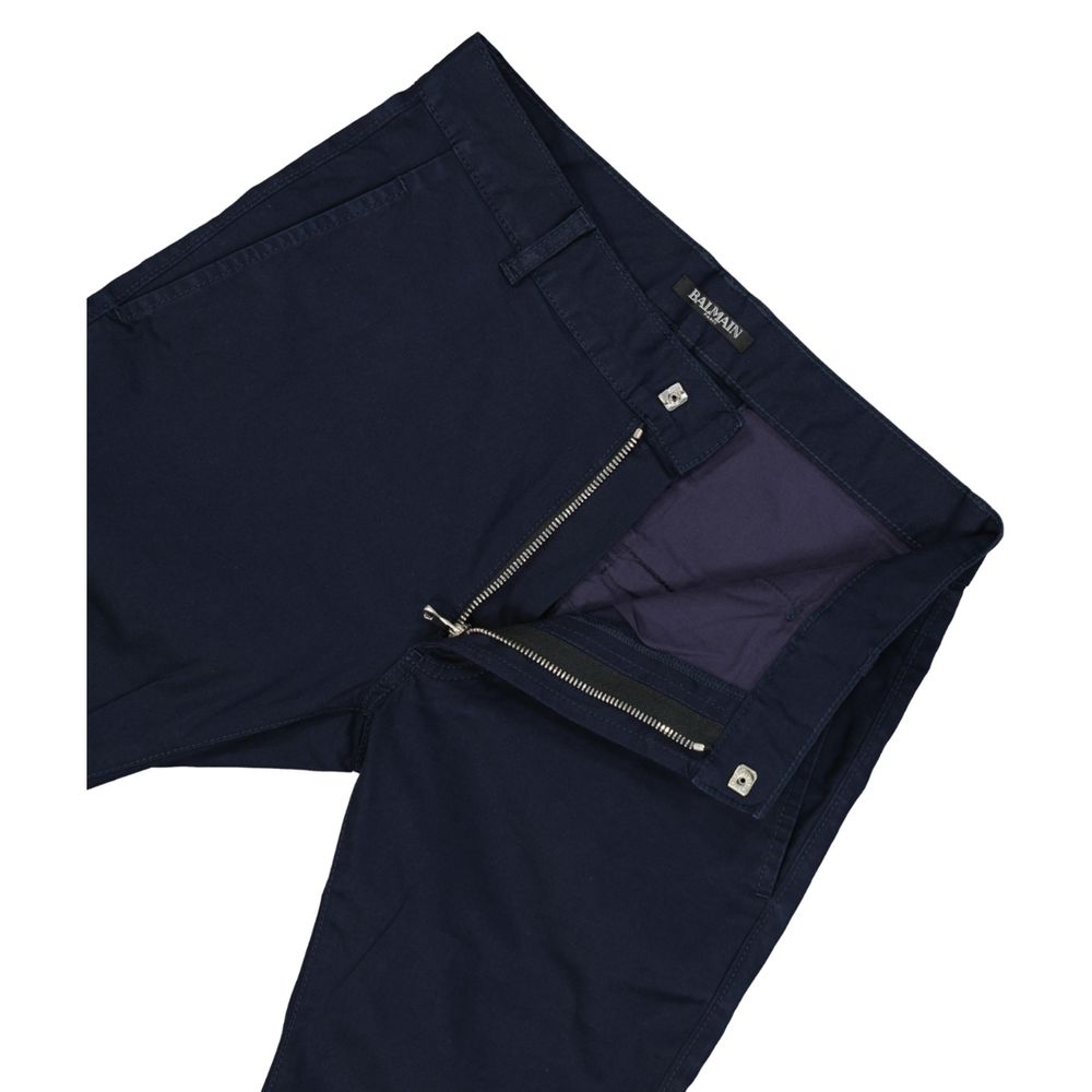 Balmain Schmal geschnittene Baumwollhose