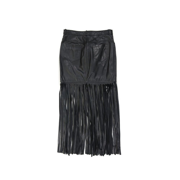 Boutique Moschino Leather Skirt