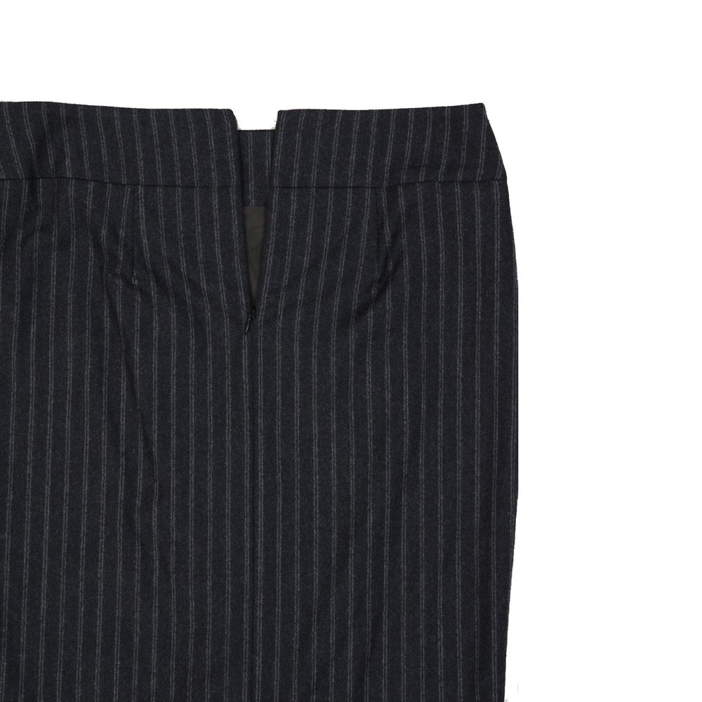 Brunello Cucinelli Gestreifter Wollrock