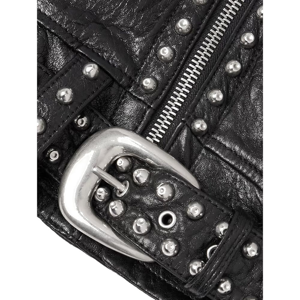 Celine Lederjacke mit Nieten