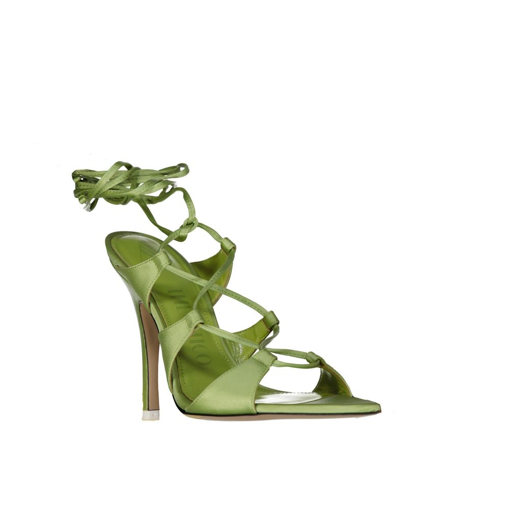Die Attico Reneè Satin-Sandalen
