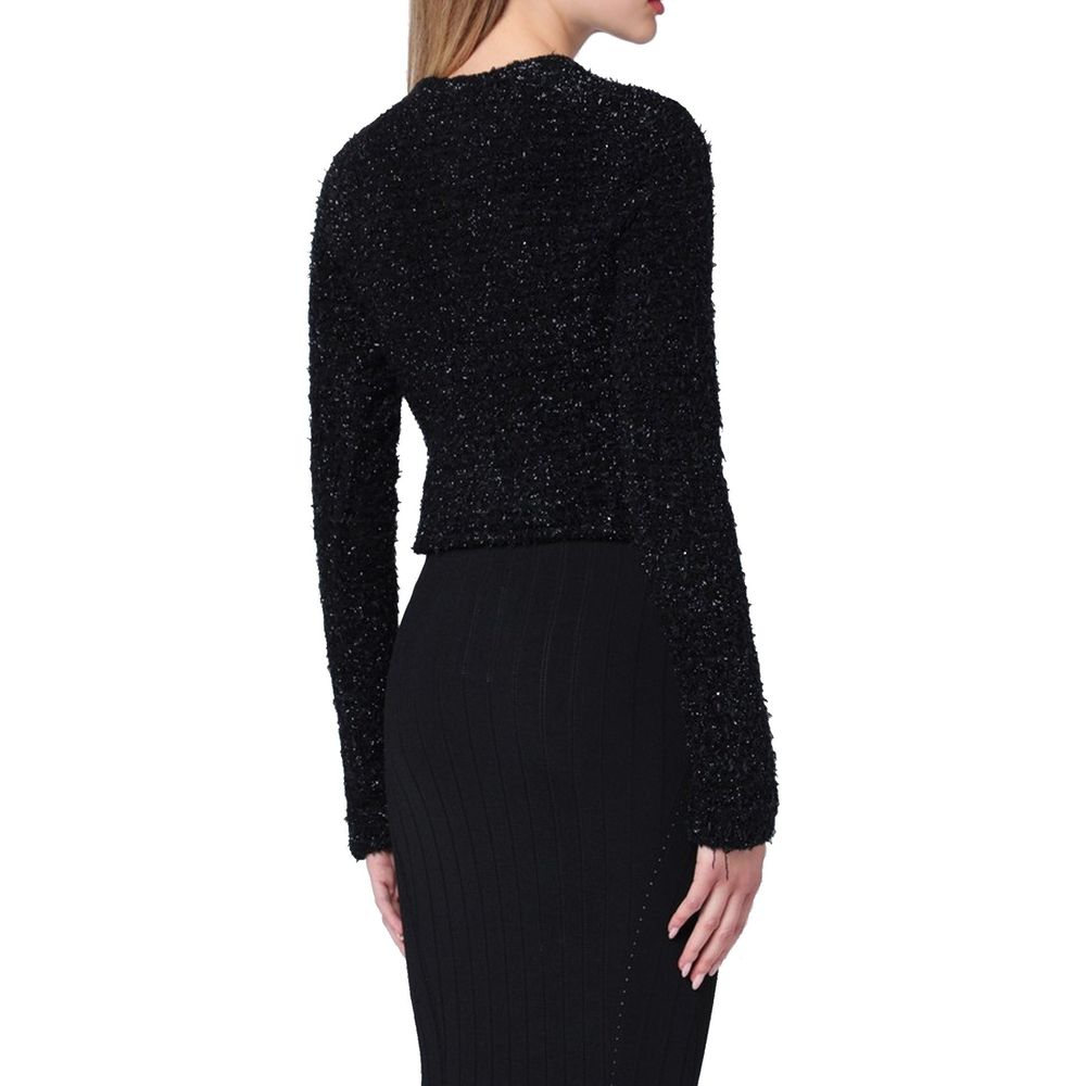 Balenciaga Crop Bouclé-Cardigan