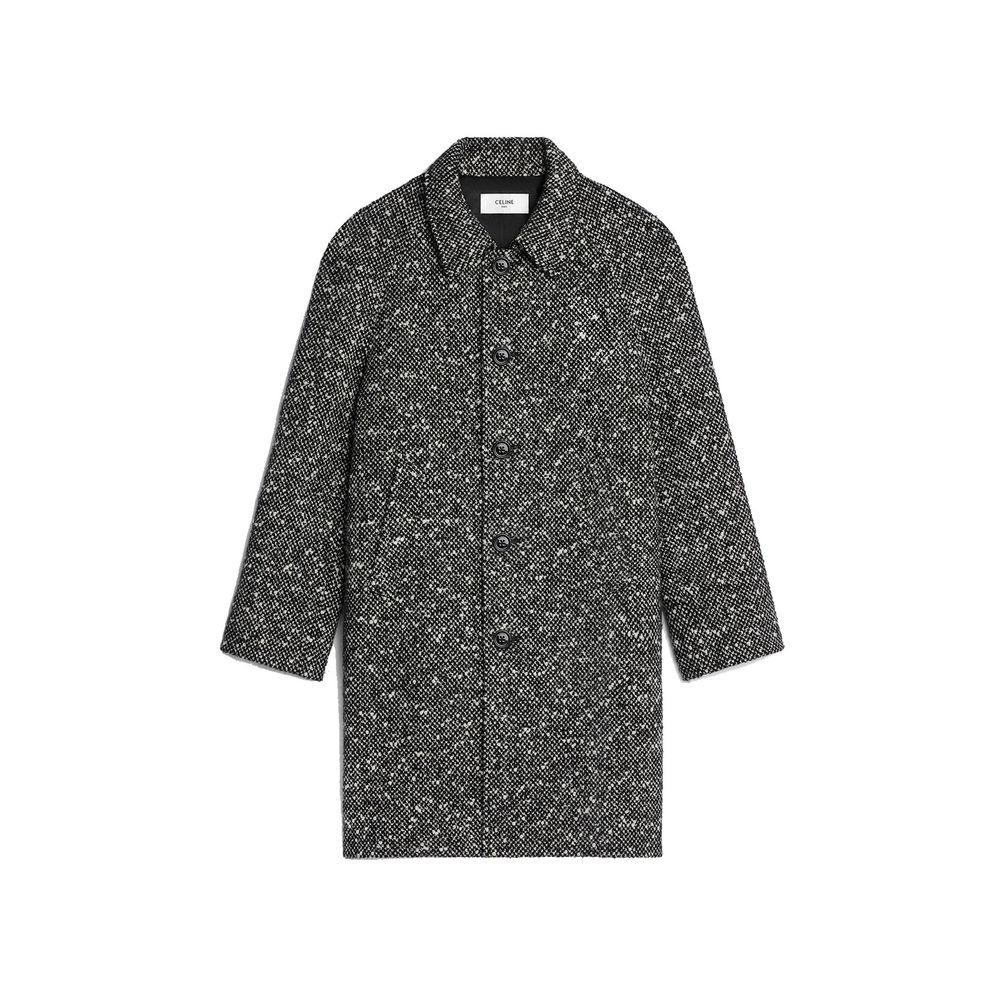 Celine Céline Camden Woll-Tweed-Mantel