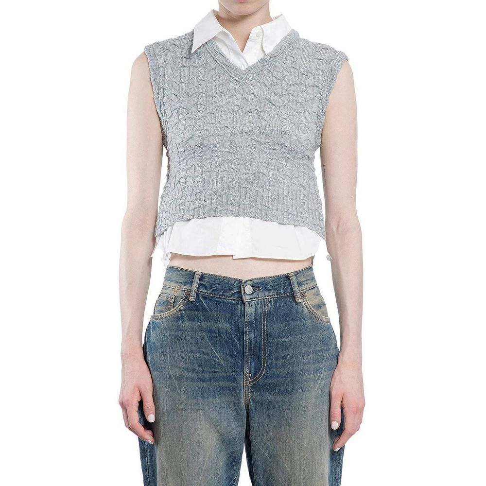 Acne Studios Lagen-Weste mit V-Ausschnitt