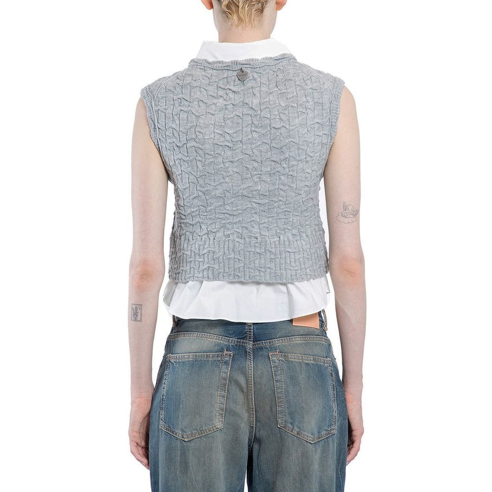 Acne Studios Lagen-Weste mit V-Ausschnitt