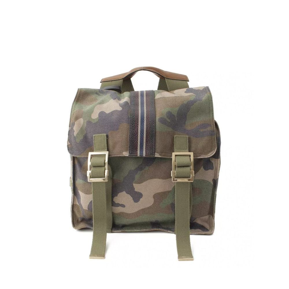 Valentino – Rucksack aus Canvas im Military-Look