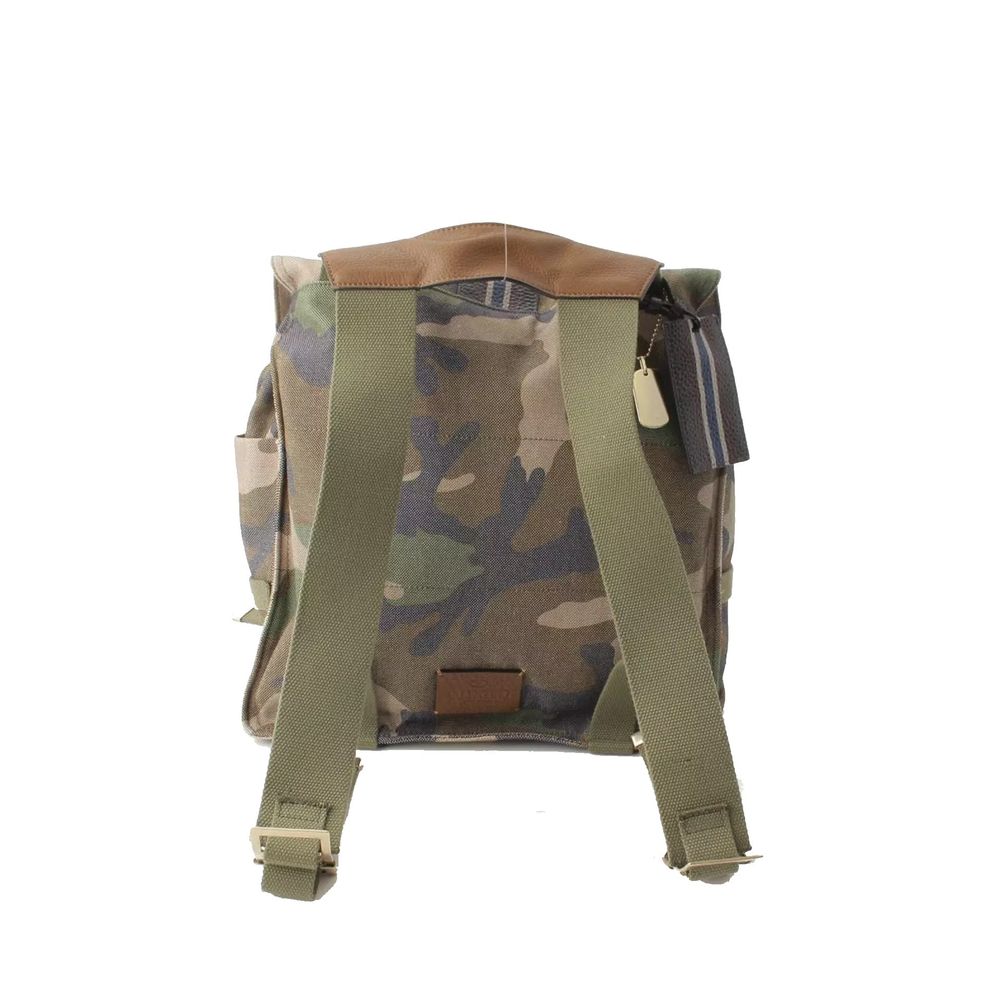 Valentino – Rucksack aus Canvas im Military-Look