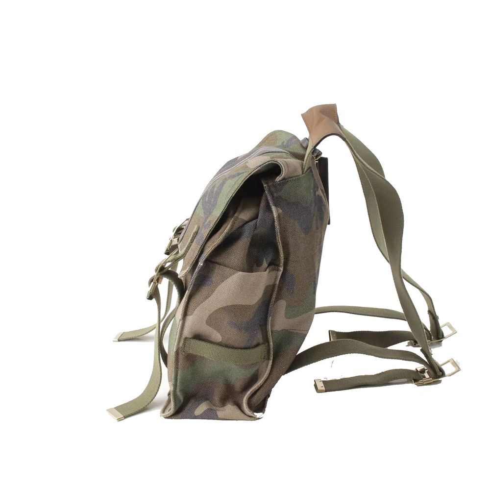 Valentino – Rucksack aus Canvas im Military-Look