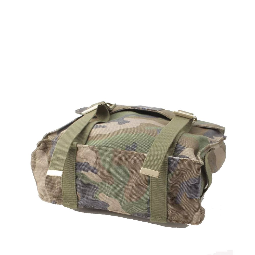 Valentino – Rucksack aus Canvas im Military-Look