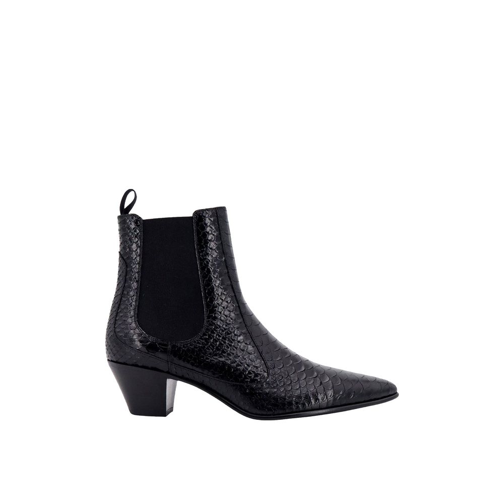 Celine Chelsea Boots aus Leder mit Schlangeneffekt