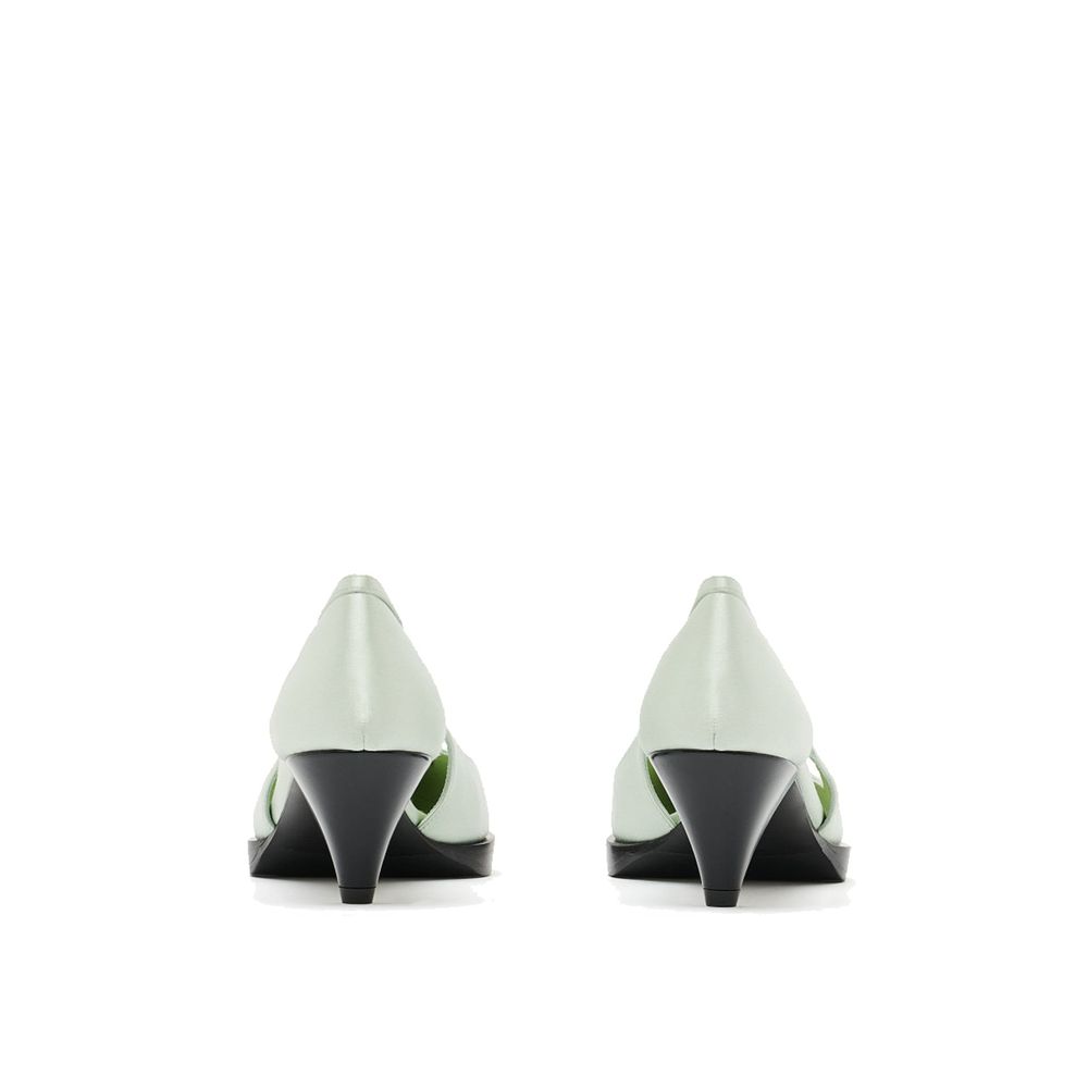 Prada Satin-Pumps mit Cut-Outs