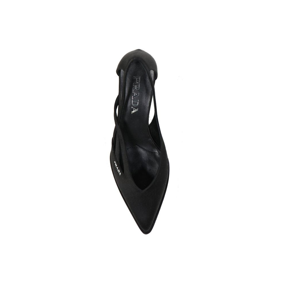 Prada 55 mm Satinpumps mit Cut-Outs