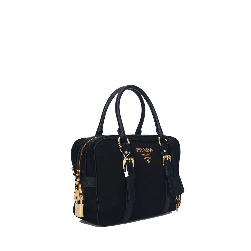 Prada Logo Nylon Top Handtasche