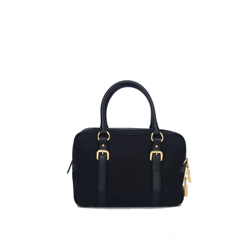Prada Logo Nylon Top Handtasche