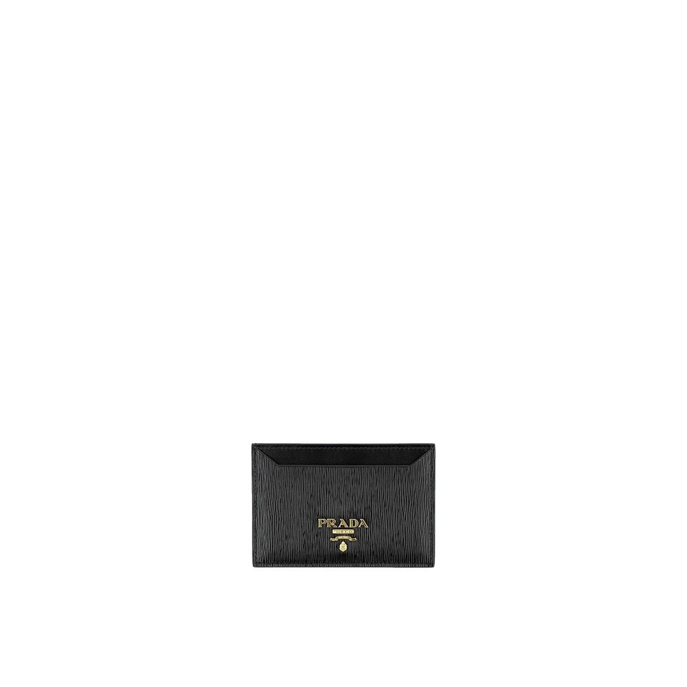 Prada Leder-Geldbörse mit Logo