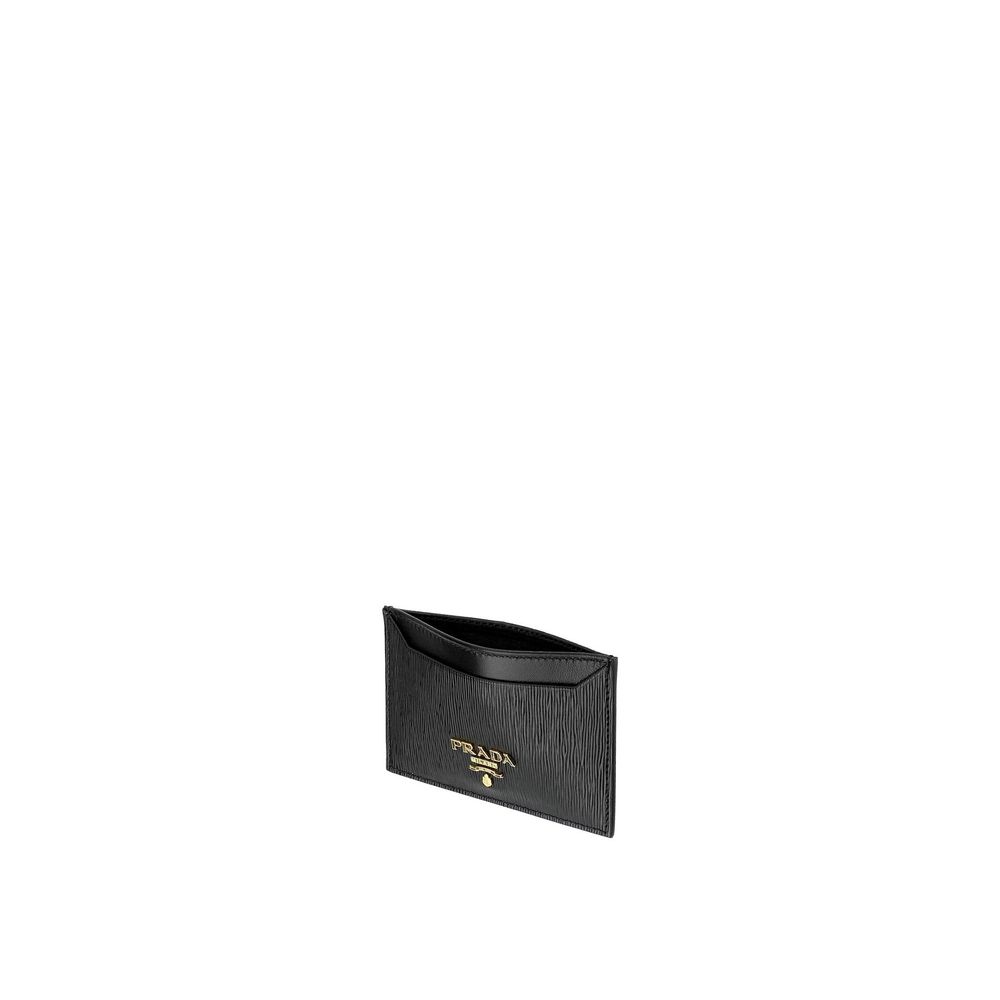 Prada Leder-Geldbörse mit Logo