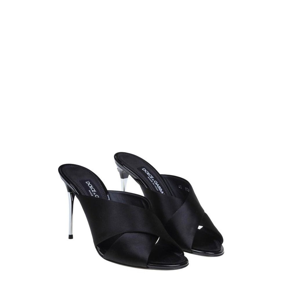 Dolce &amp; Gabbana Keira Satin-Sandalen
