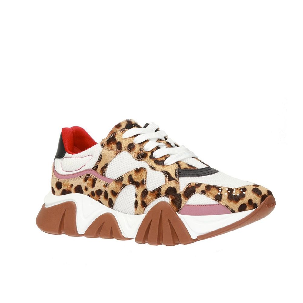 Versace Squalo Leoparden-Sneaker