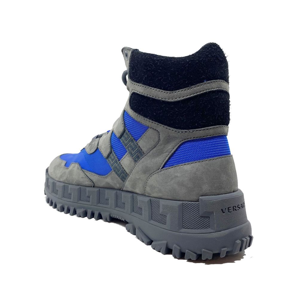 Versace Wildleder-Wanderstiefel