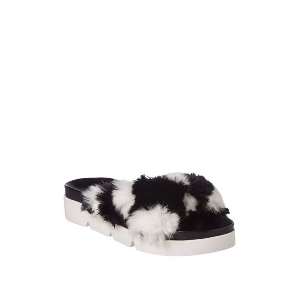 Stuart Weitzman Pelzpantoffeln
