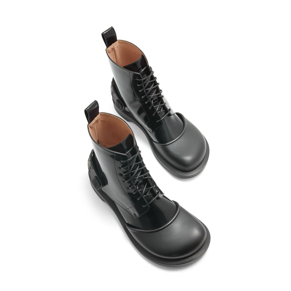 Loewe Leder-Schnürstiefel