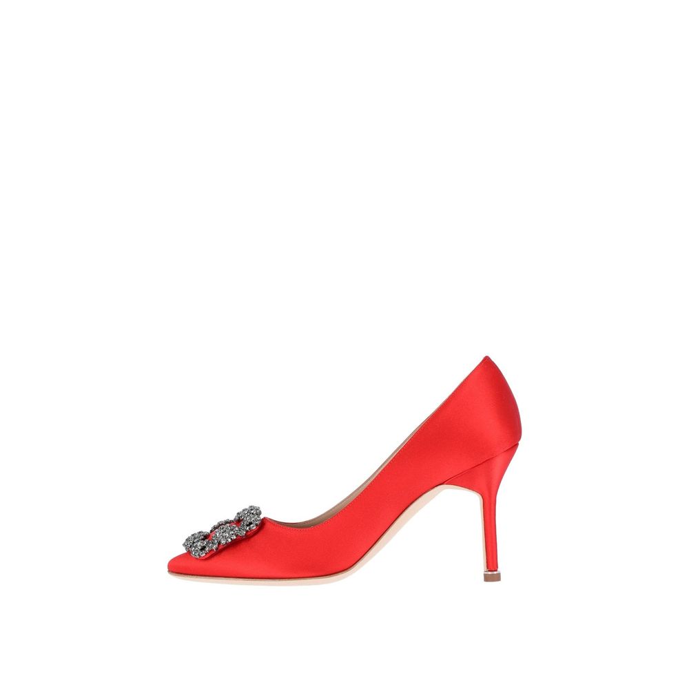 Manolo Blahnik Hangisi 090 Satin-Pumps
