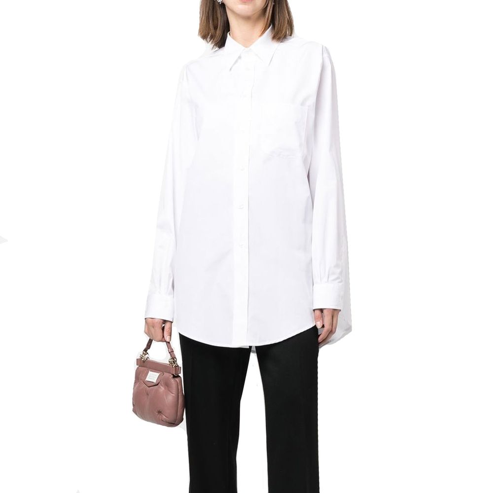 Maison Margiela Mison Margiela Langes Popeline-Hemd