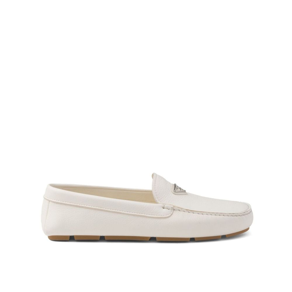 Prada-Loafer aus Leder mit Logo