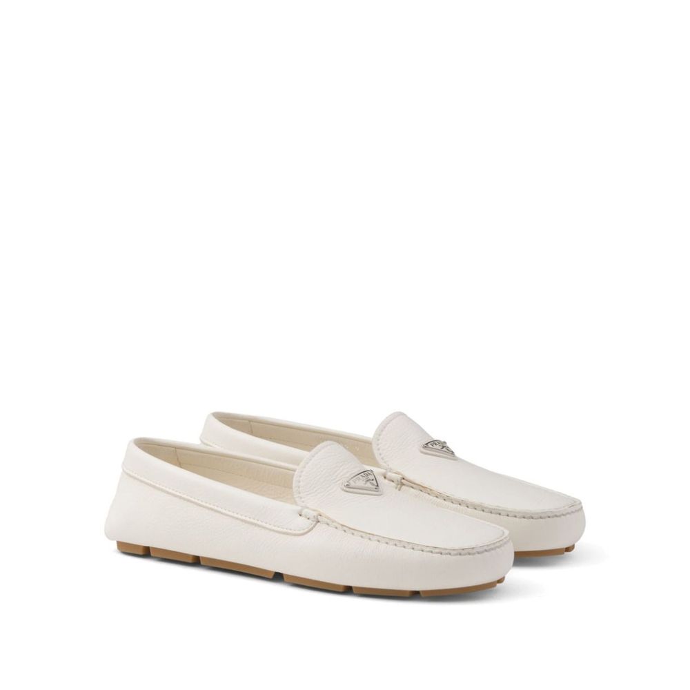 Prada-Loafer aus Leder mit Logo
