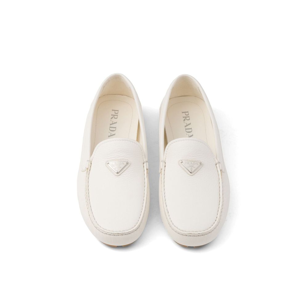 Prada-Loafer aus Leder mit Logo
