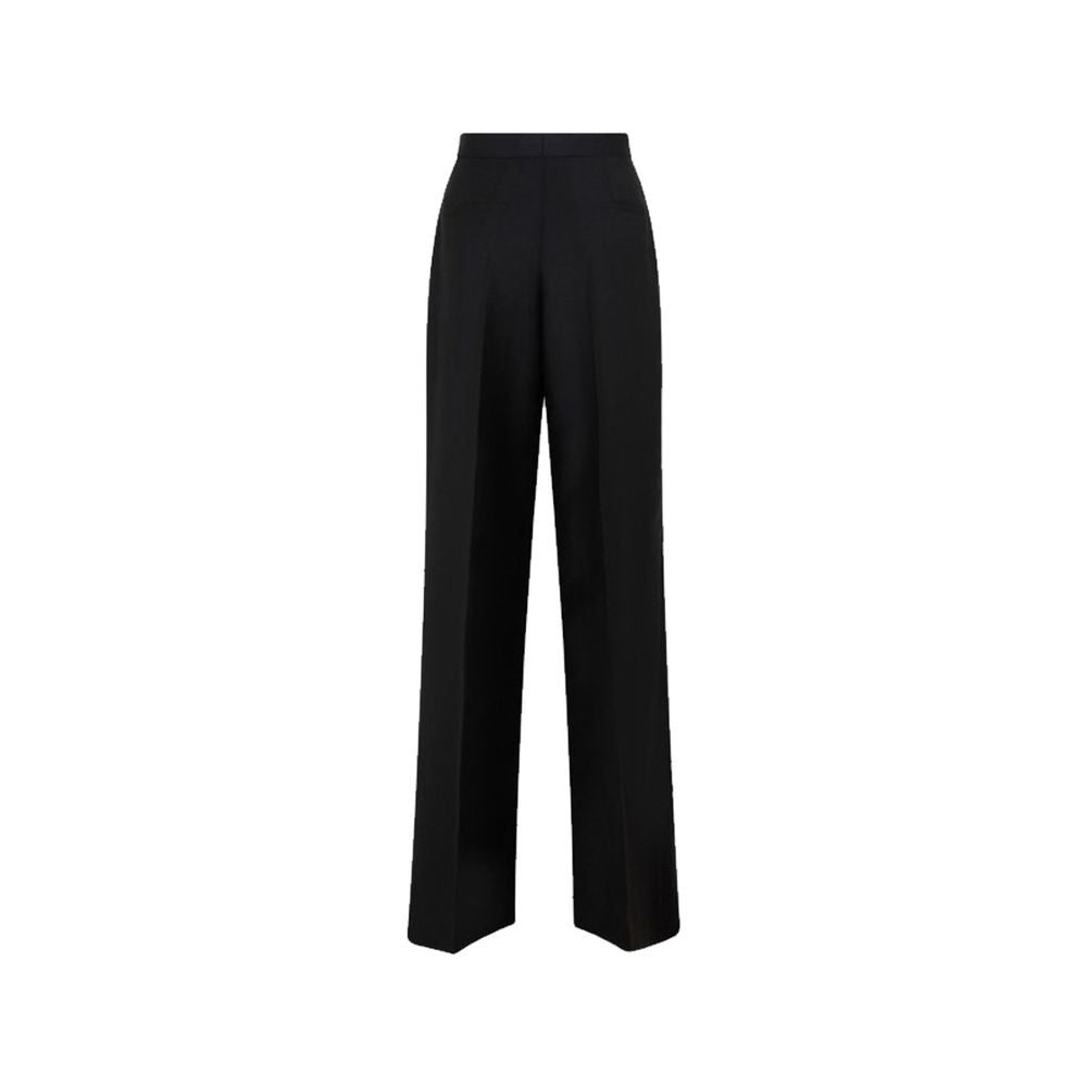 Prada Klassische Wollhose mit Logo