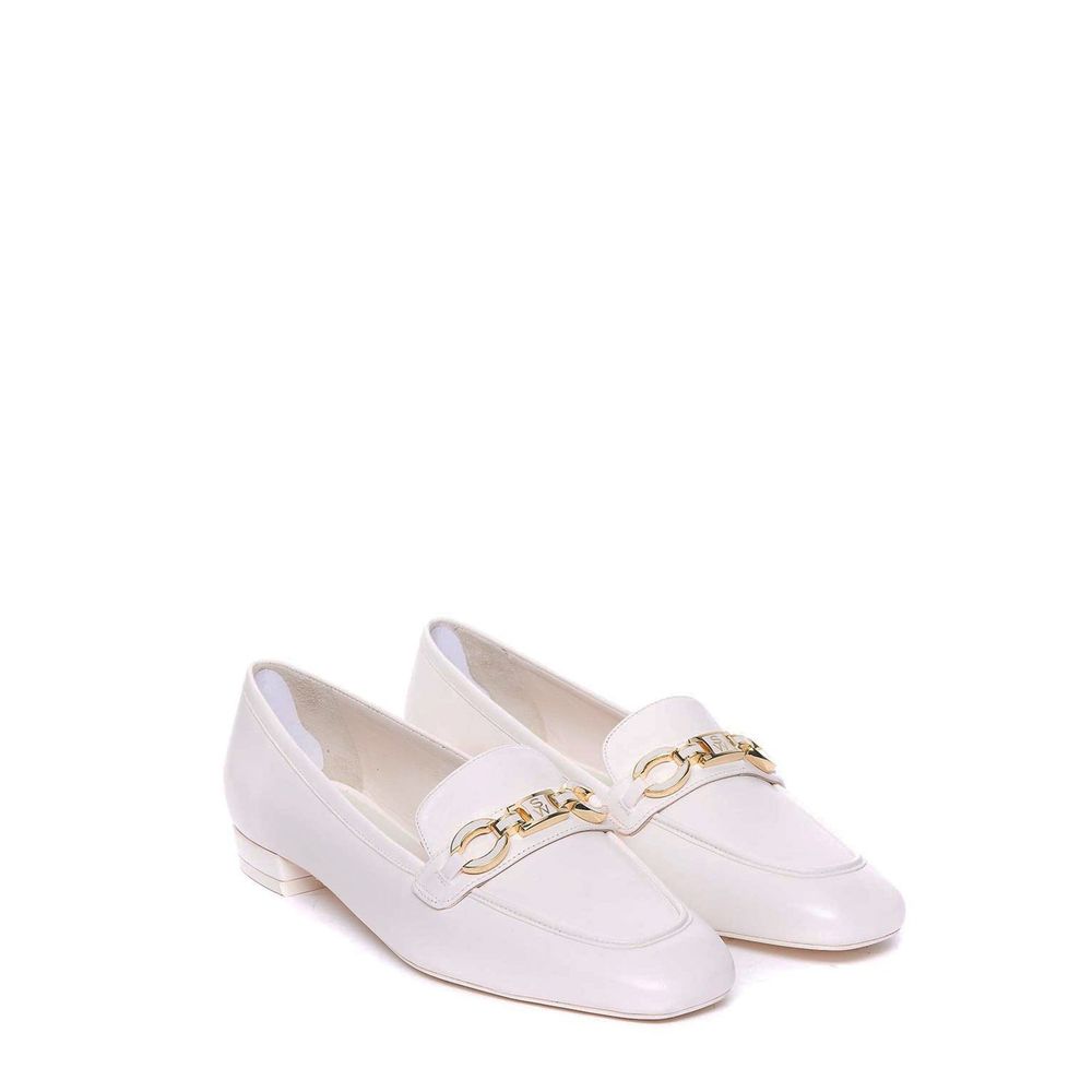 Stuart Weitzman Signature Square Leder-Loafer
