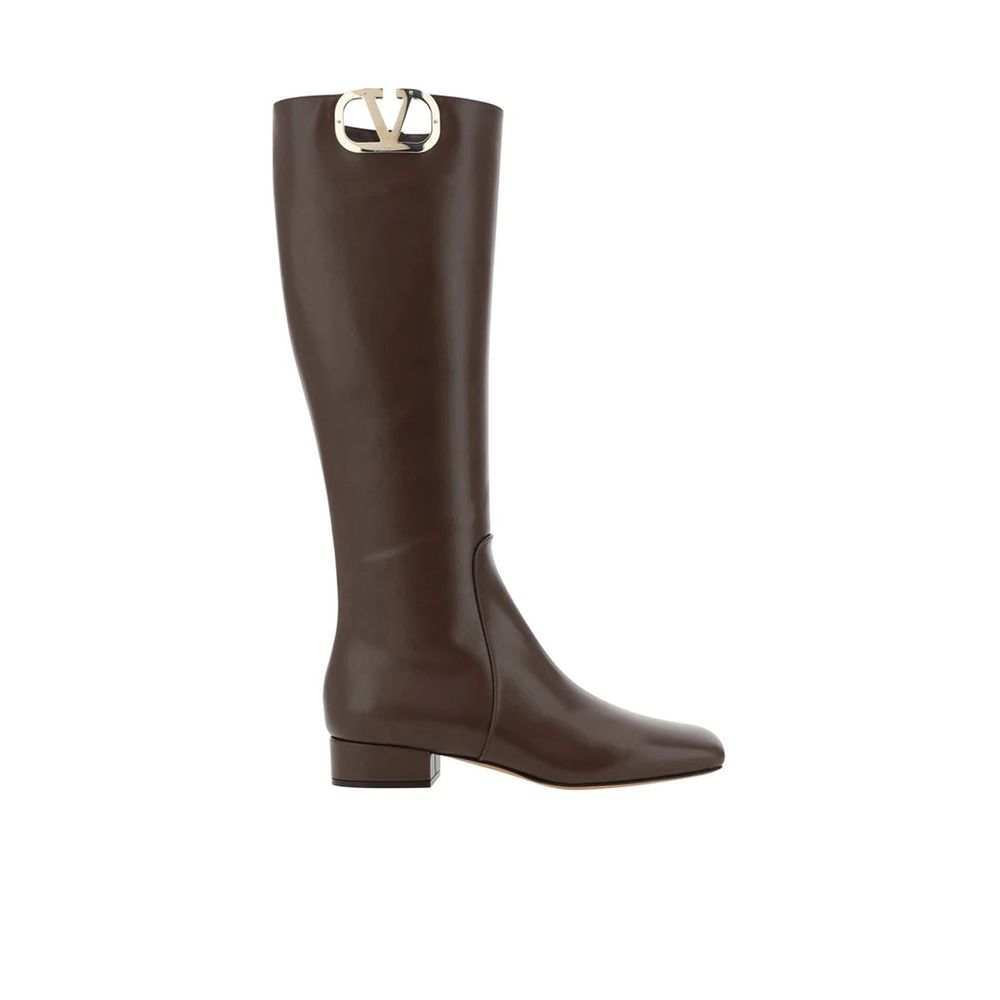 Valentino Garavani Lederstiefel mit Logo