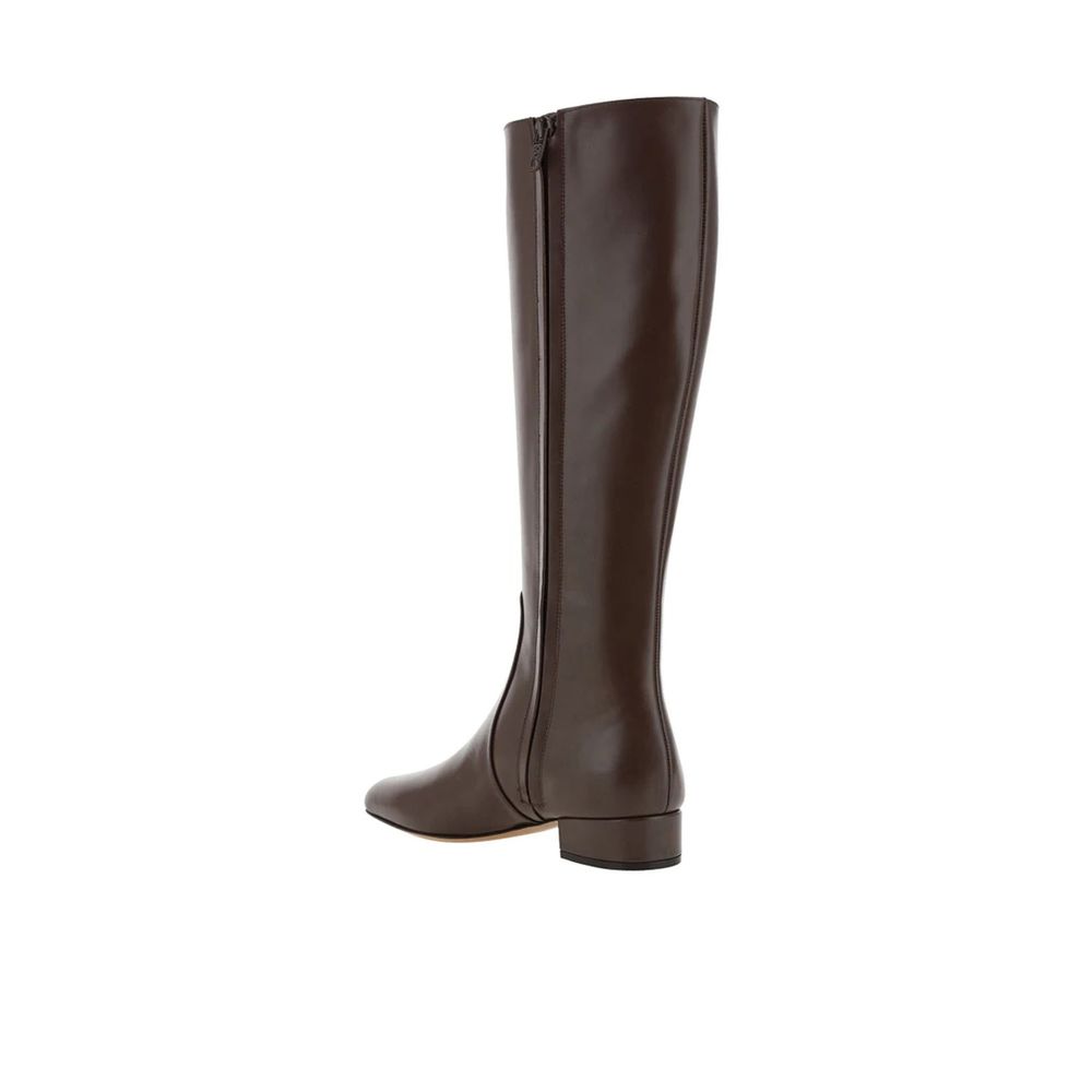 Valentino Garavani Lederstiefel mit Logo