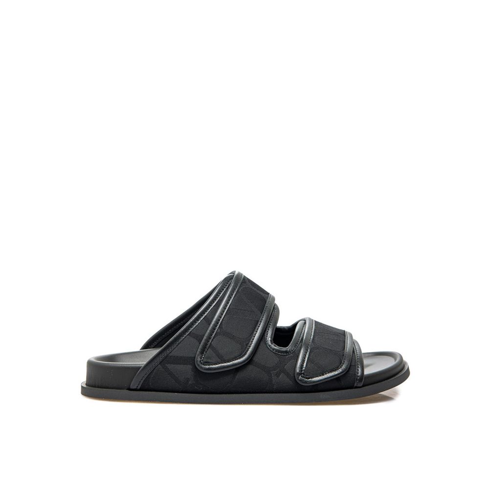Valentino Garavani – Flache Sandalen „Toile Iconographe“