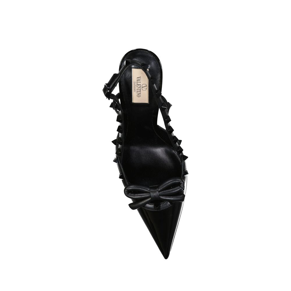 Valentino Garavani Rockstud Slingback-Pumps aus Leder