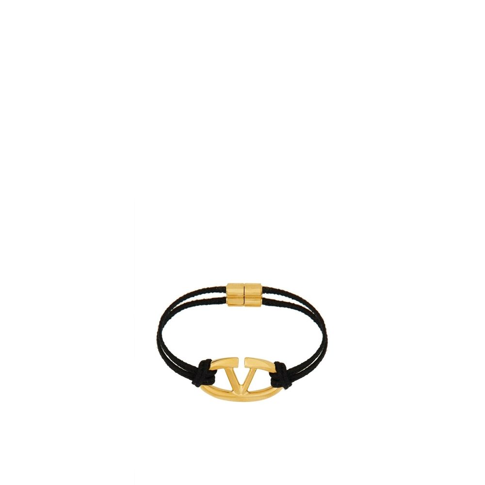 Valentino Garavani Baumwollarmband mit V-Logo