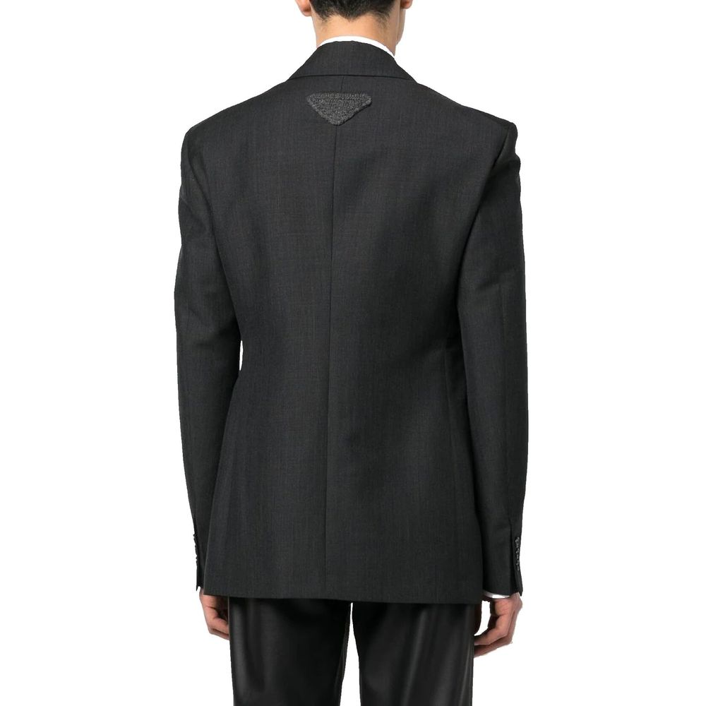 Prada Zweireihige Wolljacke